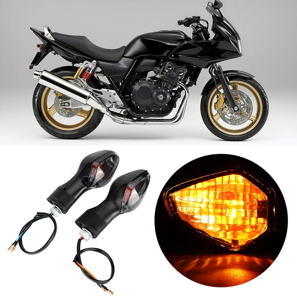 Honda Crf250l Motorrad-blinker Vorne, Paar Getönte Schwarze Blinker, Ersatz-seitenblinker, Modifiziertes Design, Kompatibel Mit Crf250l