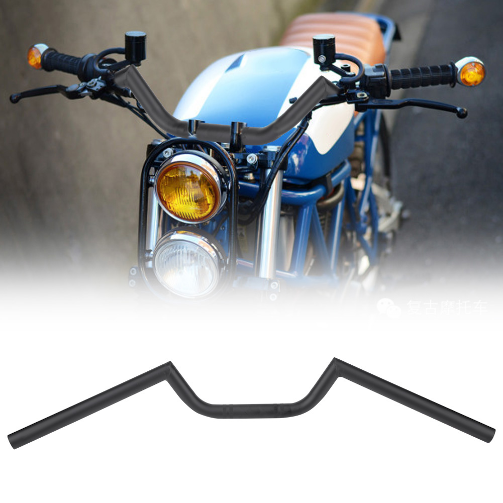 Universeller Drag-bar-lenker Für Motorräder, Individuelles Ersatzteil, 22 Mm Schwarzes Rohr, Austauschset