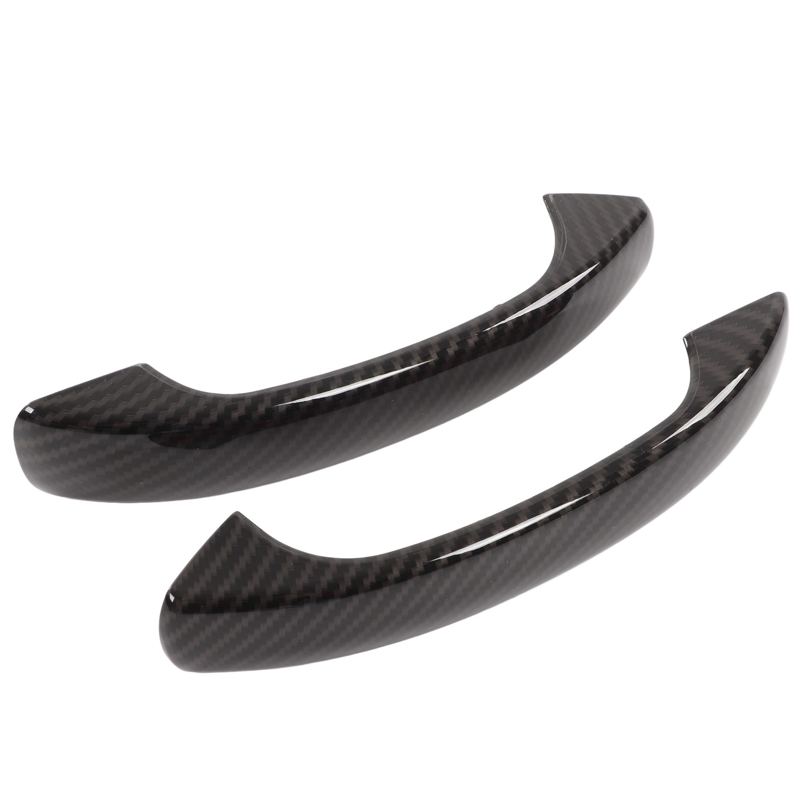 Türgriff Aus Kohlefaser, Passend Für Smart Fortwo W451 (2009–2015), 2-teiliges Set, Sportliches Design, Mit Schutzleiste