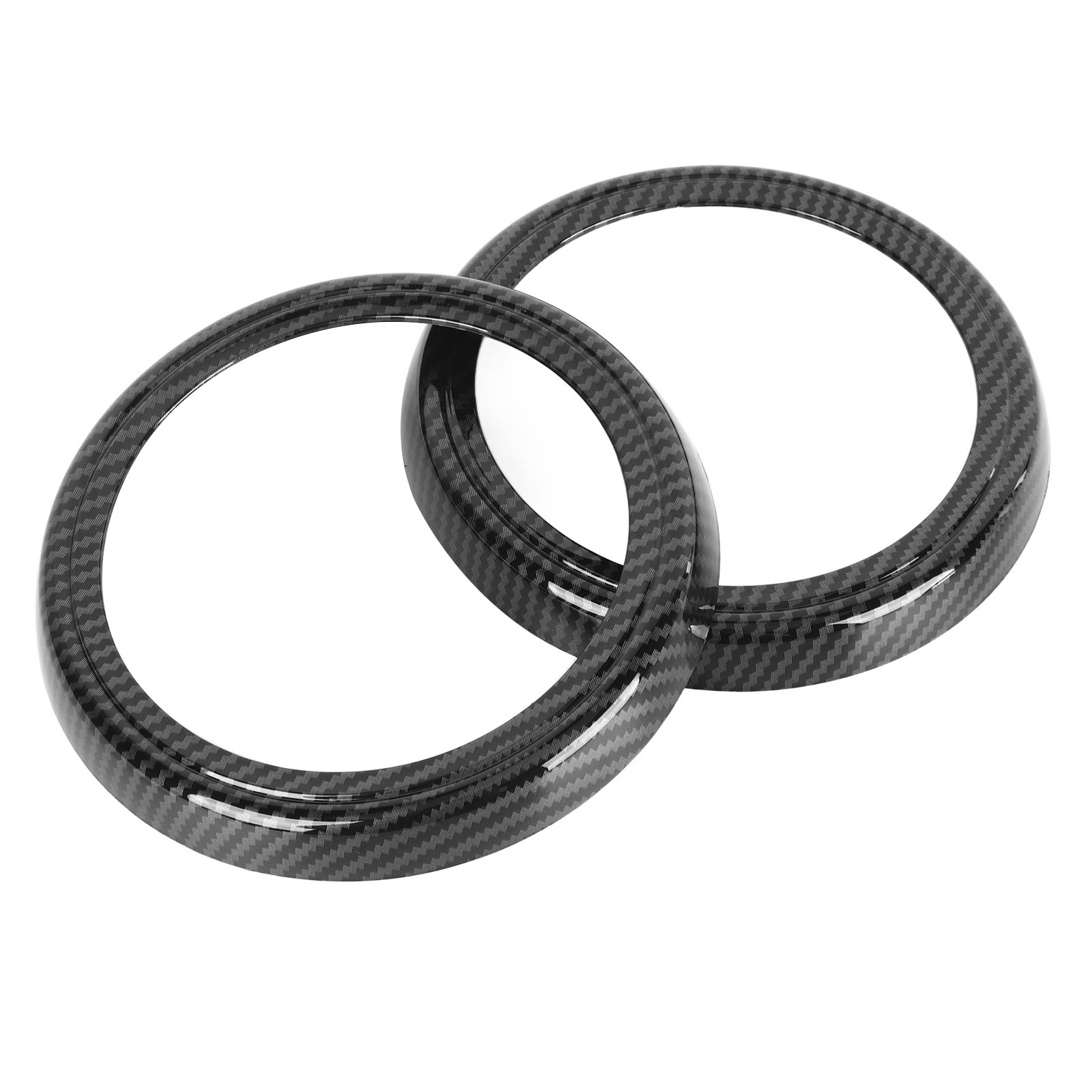 2 Türhupenblenden Aus Kohlefaser Mit Soft-touch-oberfläche, Innenausstattung, Auto-ersatzteil R54 R56