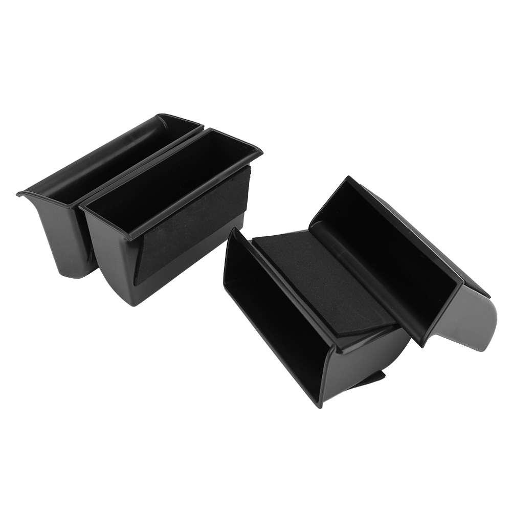 4-teiliges Türablagefach Für Range Rover Lr4 Und Discovery 4 (2009–2016), Türorganizer, 4er-set, Schwarz