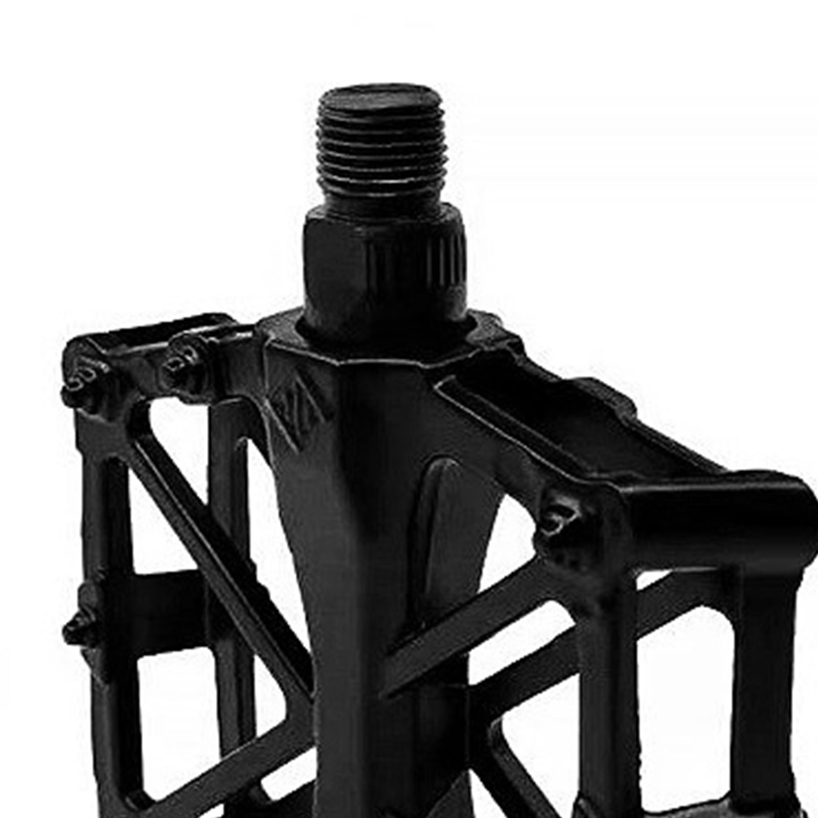 Paar Mountainbike-pedale Aus Aluminiumlegierung, Stabile Hohlkonstruktion, Leicht Und Langlebig, Schwarze Flatpedale Für Rennräder Und Mountainbikes