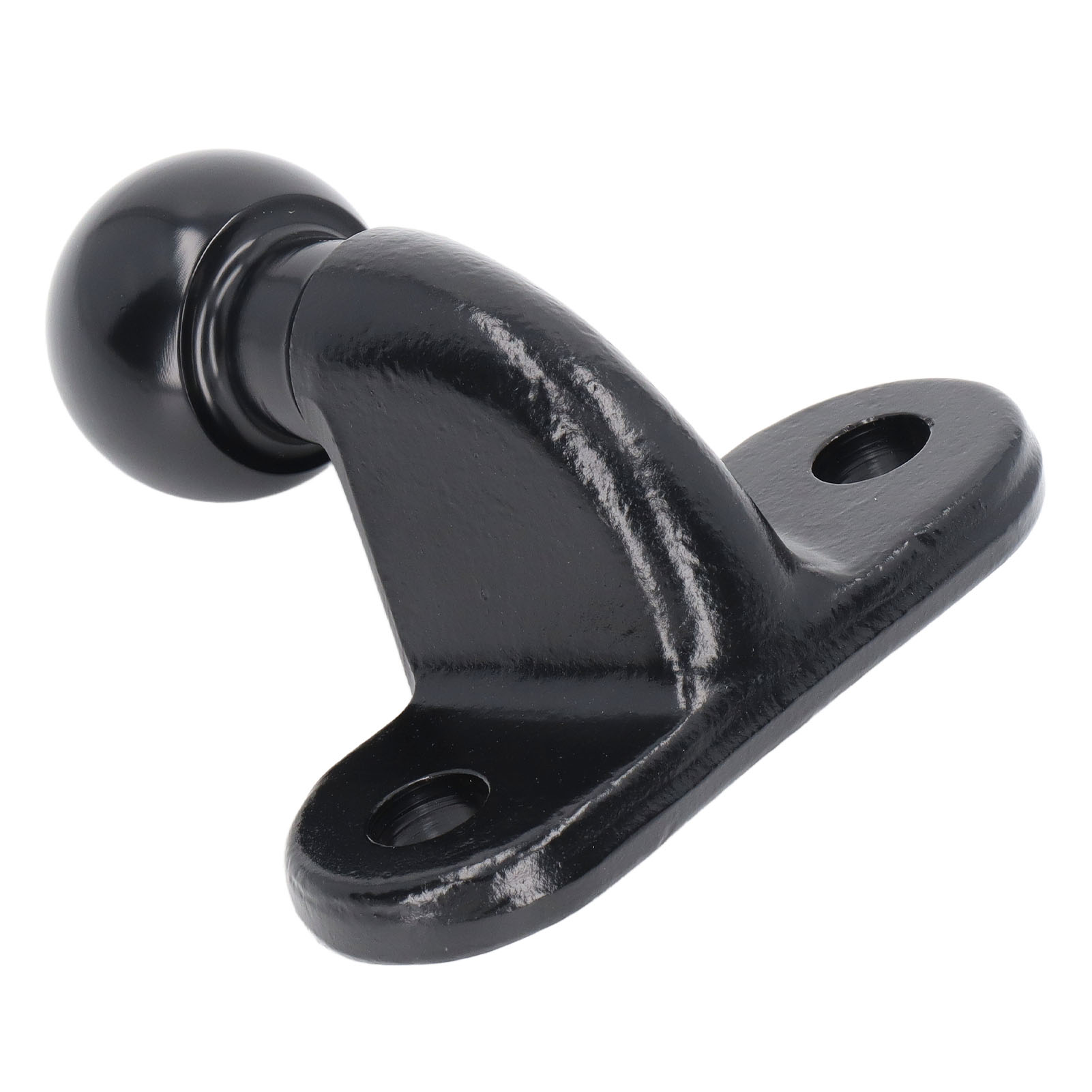 50-mm-kugelkopf Aus Schwarzem Schmiedestahl, Robust Für Anhänger, Wohnmobile, Wohnwagen Und Nutzfahrzeuge.