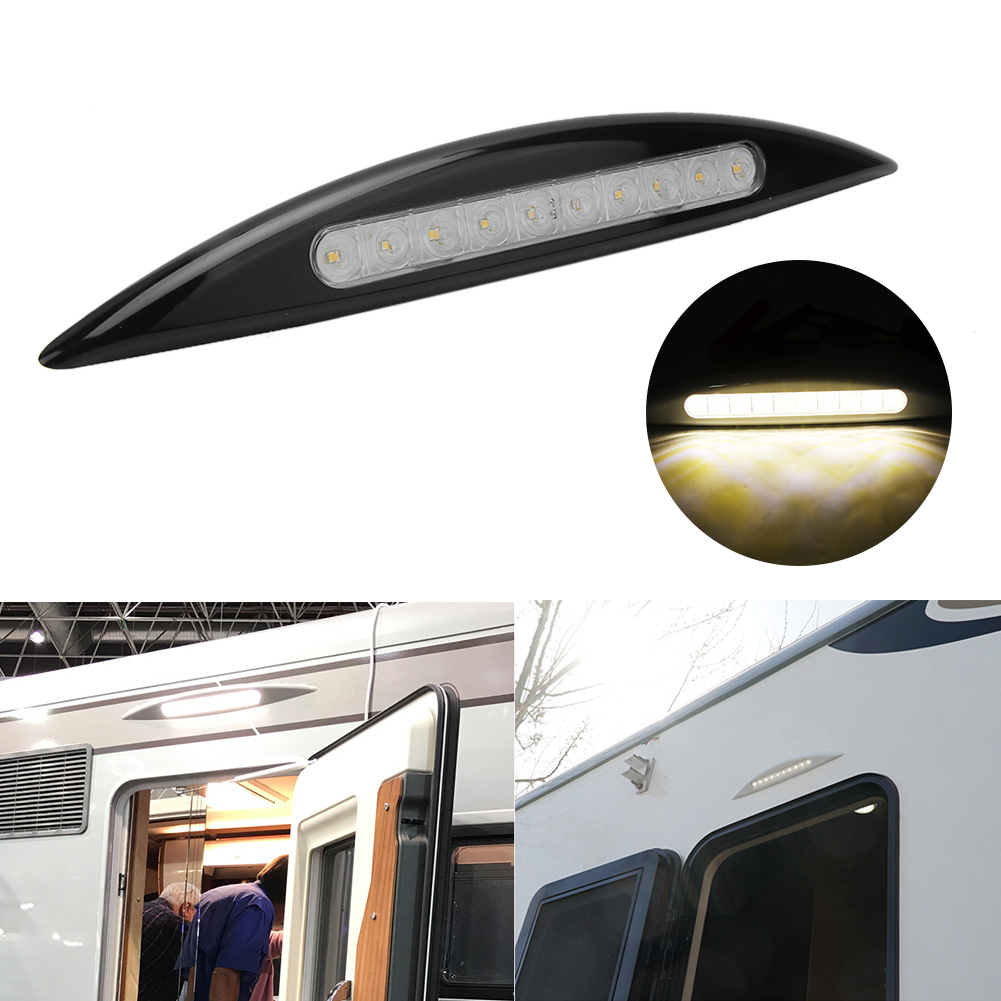 Wasserdichte 12v 5w Led-leuchte Für Den Außenbereich, Veranda, Markise, Wohnmobil-vorzelt, Gelb/schwarzes Licht