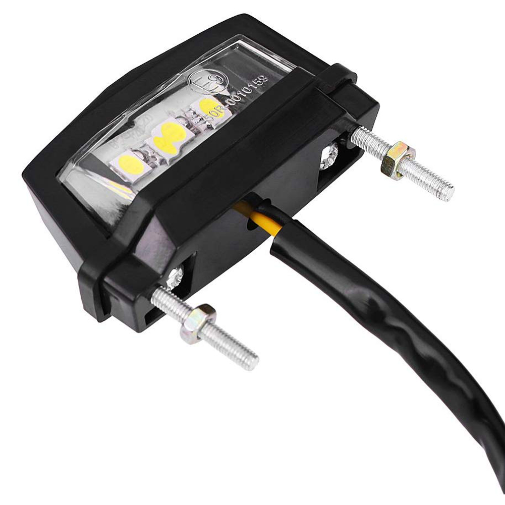 12v Led-kennzeichenbeleuchtung Für Mini-motorräder, Wasserdichte Kennzeichenbeleuchtung, Universelles Motorrad-rücklicht, Langlebige Glühbirne