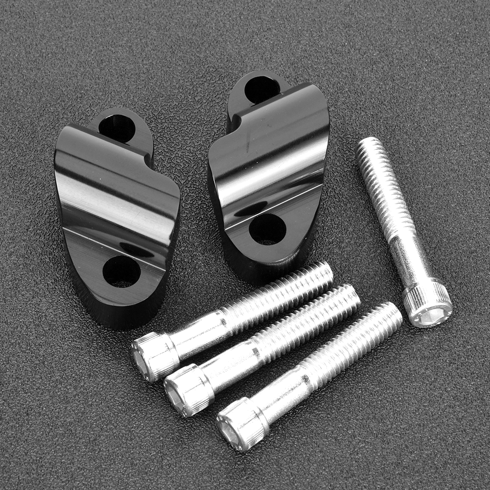 Aluminium-lenkererhöhungsadapter Für Motorräder, Passend Für Forty Eight Xl1200x, Schwarz