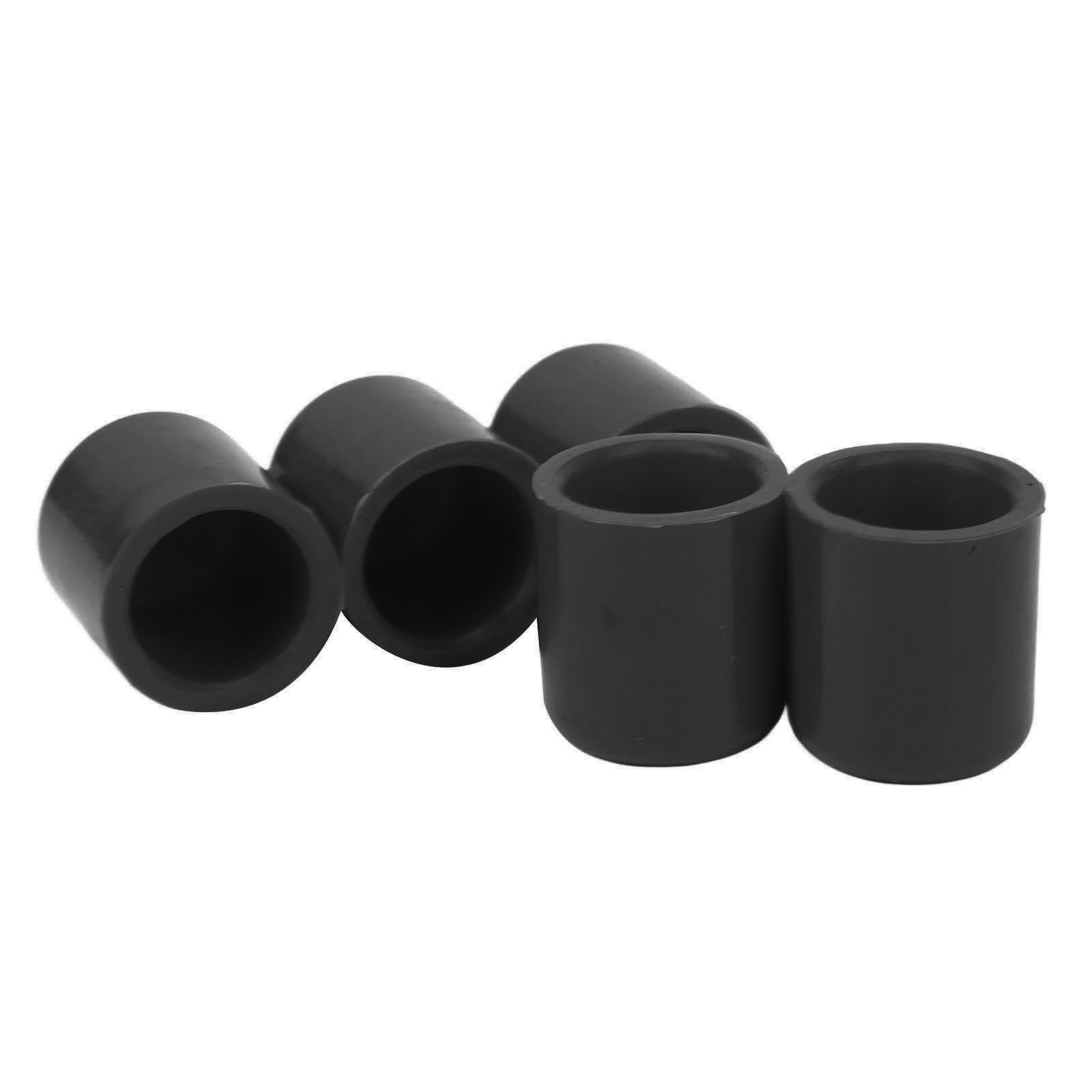5 Schwarze Silikonstopfen, 25 Mm Innendurchmesser, Für Ansaugrohre, Universelle Schutzkappe Für Automobile