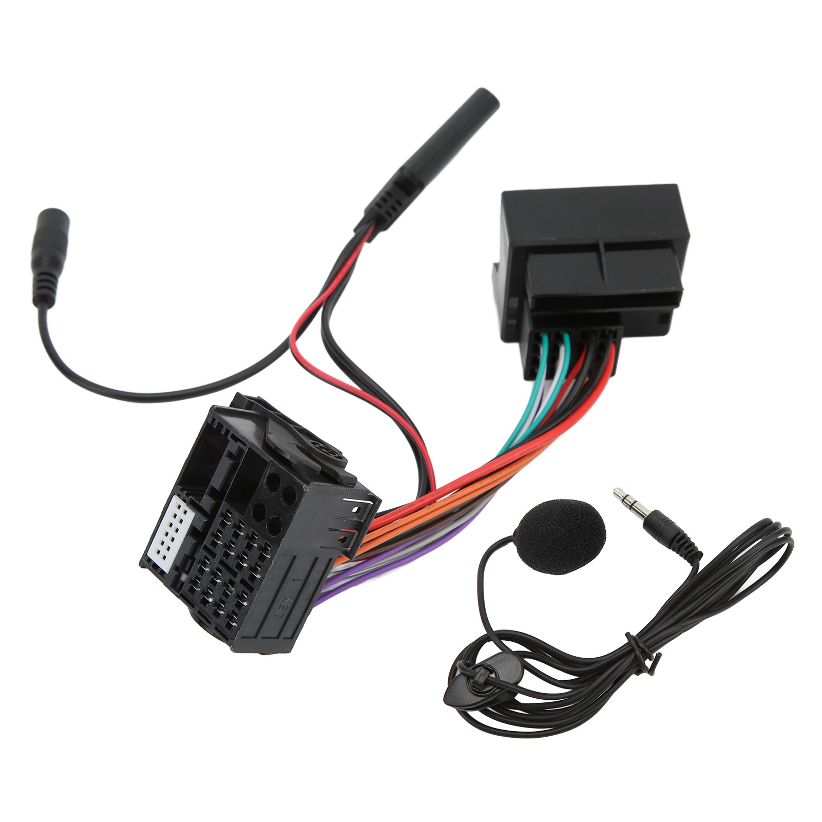 40-poliger Rd4-auto-verkabelungssatz + Bluetooth-mikrofon + Aux-in-adapter, Kompatibel Mit Citroën C2, C3, C4 Und C6 Autoradio