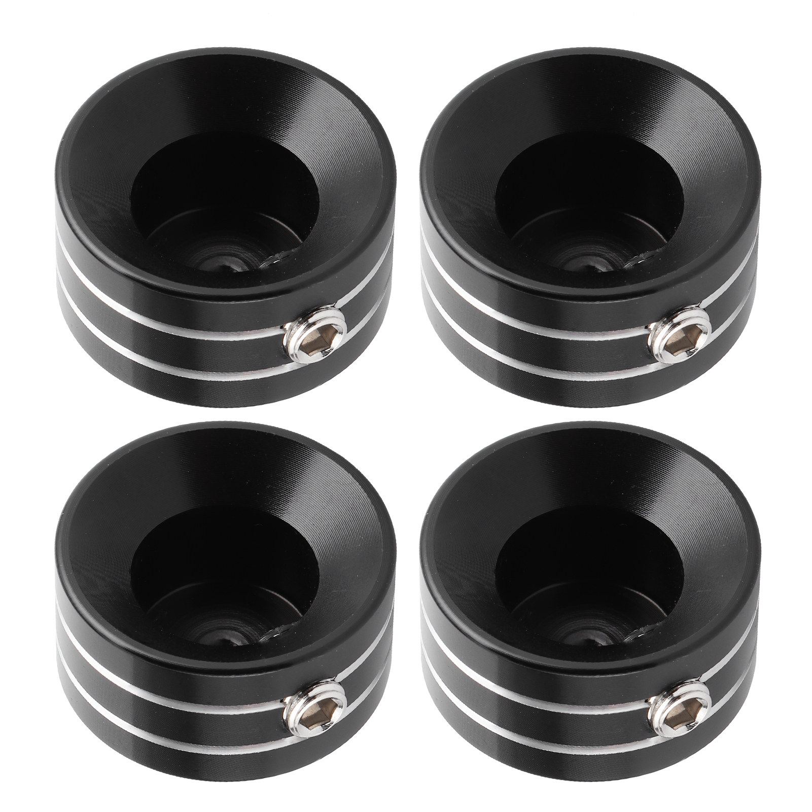 4 Schwarze Kipphebeldeckel-schraubenkappen, Kompatibel Mit Xl883, Big Twin 1340 Evo, Twin Cam - Motorschraubenkopfkappen Für Harley-motorräder.