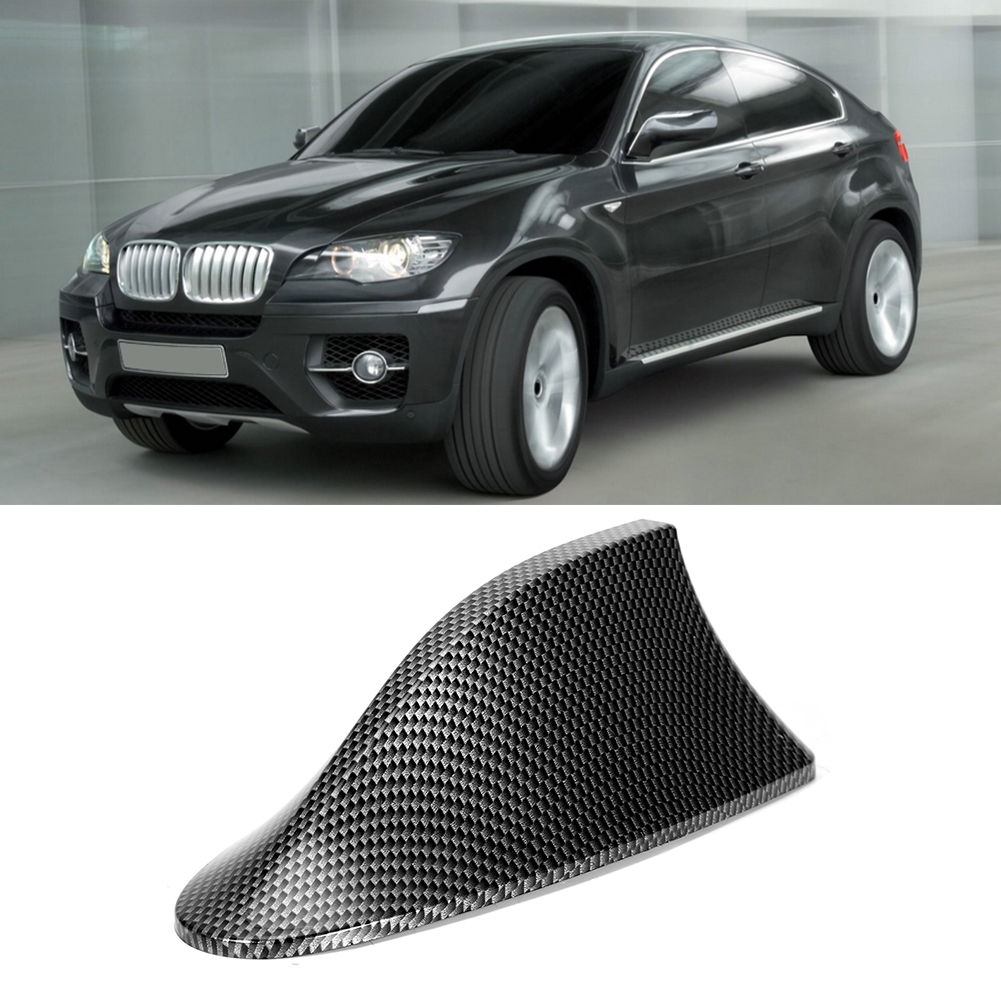 Autodachspoiler, Dekorative Fm/am-antenne In Flossenform, Ersatzteil, Außenmodifikation, Schwarze Ausführung, Fahrzeugkompatibel.