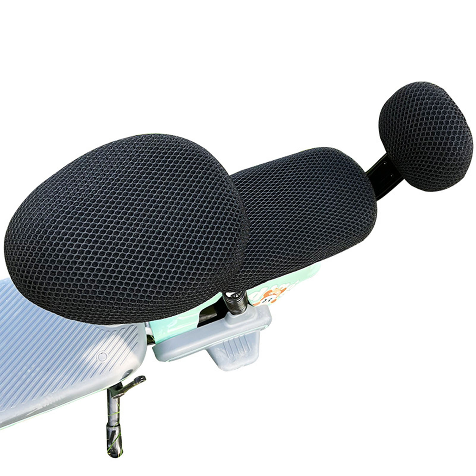 Vorder- Und Hintersattelbezug Aus Atmungsaktivem Netzgewebe, Rutschfestes Sitzkissen Für Outdoor-radtouren, 2er-set