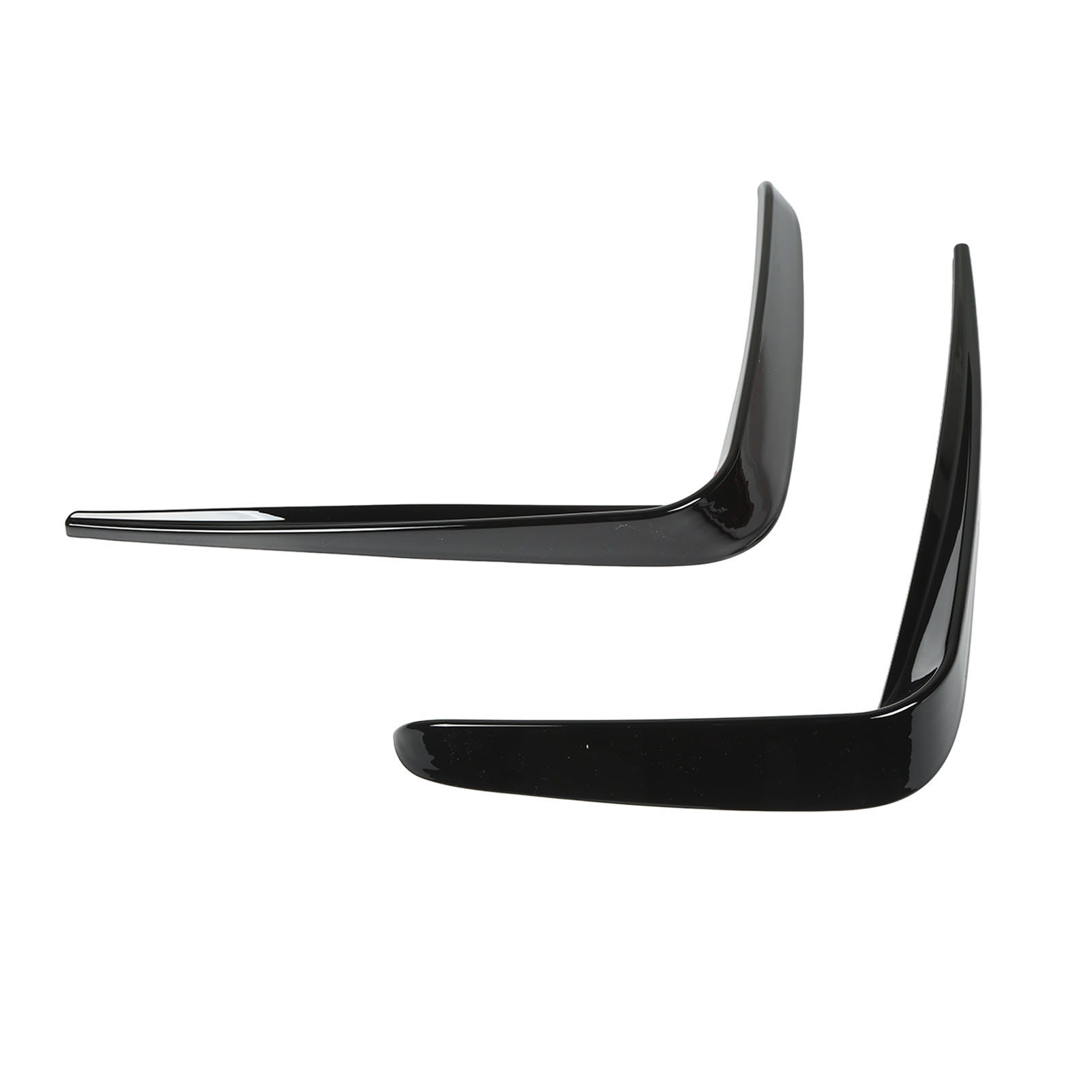 2x Frontstoßstangen-entenbürzel Links Rechts Glänzend Schwarz Für Bmw 3er G20 G21 M Sport 2019-2022