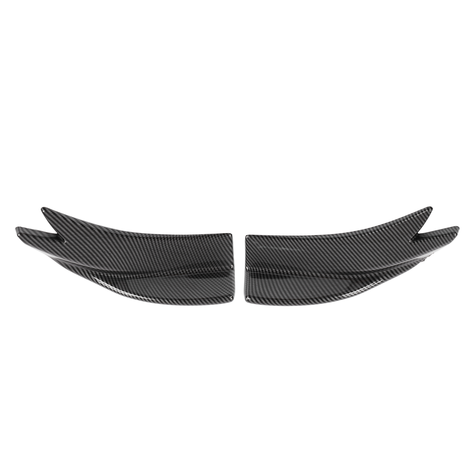 2x Heckstoßstangen-seitenspoiler Im Carbon-stil, Dekorativ, Universell Für Autos