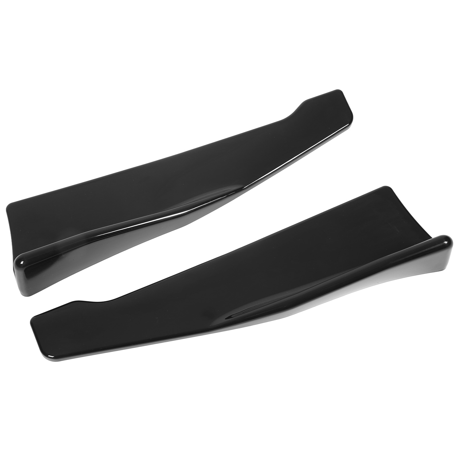 35 Cm Heckstoßstangendiffusor, Seitenflügel Links/rechts, Spoiler-bodykit, Ersatzteil Für Seat Leon A3 A4 A6, Glänzend Schwarz, 2-teilig