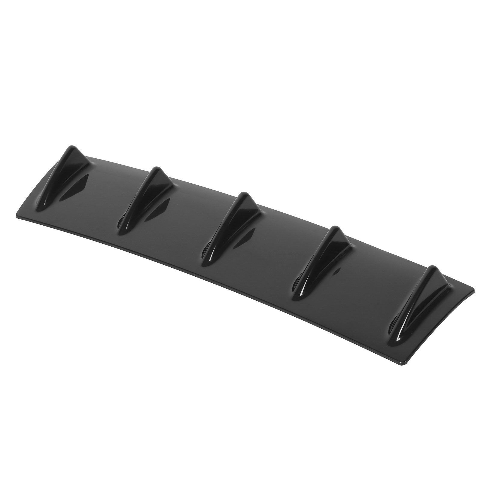Heckstoßstangen-diffusorlippe, Wasserdicht, Glänzend Schwarz, Universell, Für Autotuning, 5 Lamellen