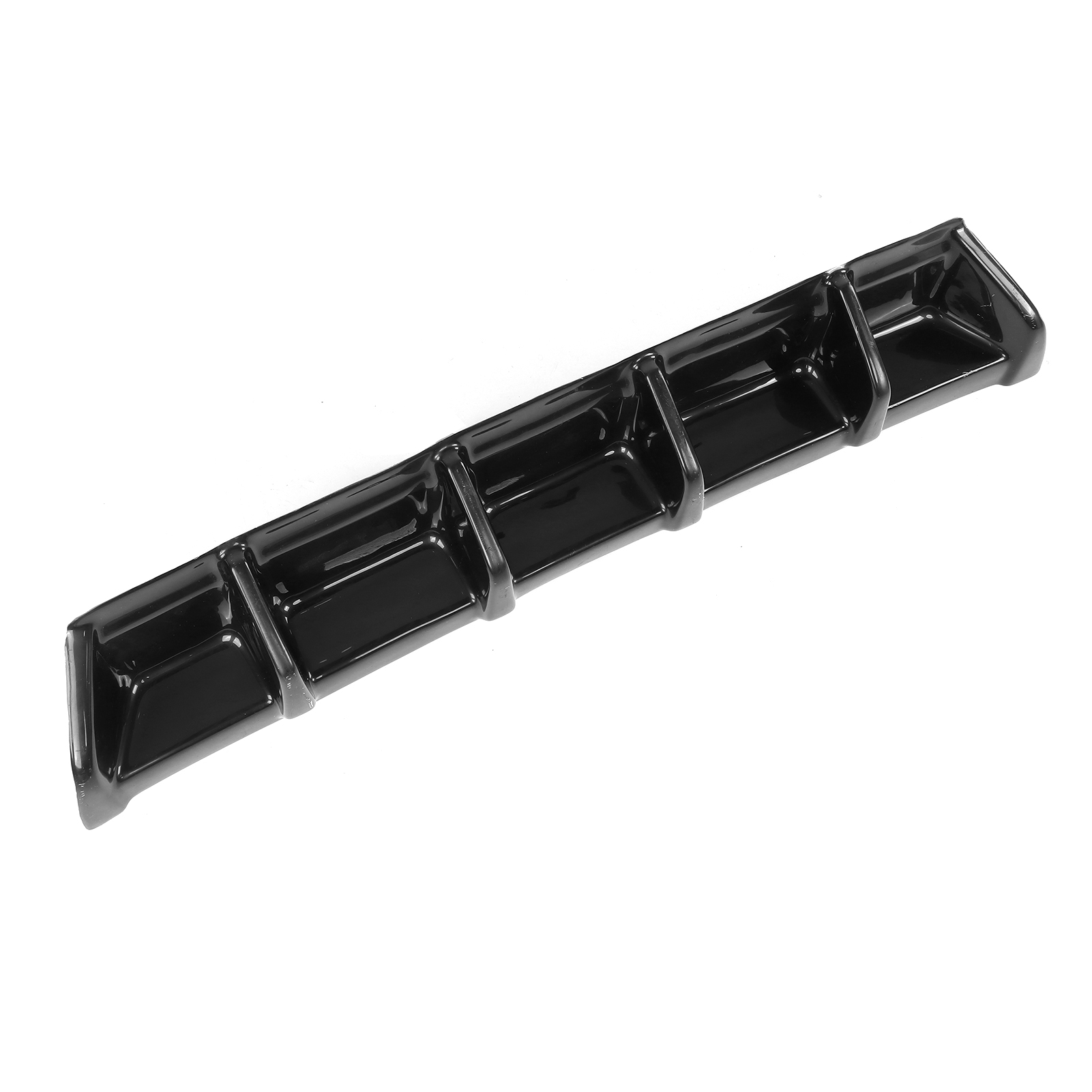 Heckstoßstangendiffusor Im Maxton-stil, Glänzend Schwarze Lippenverlängerung, Kompatibler Ersatz Für Vw Golf Mk7.5 2017-2020