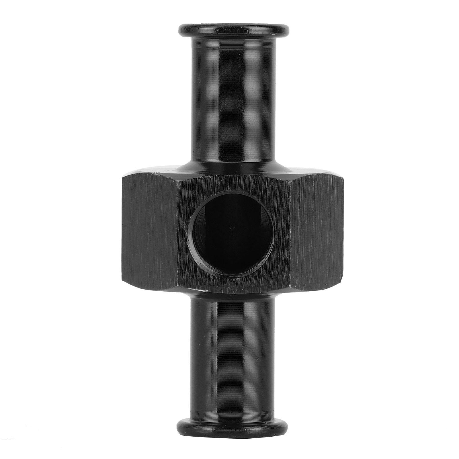 Universal-adapter Für Lachgasdruckmessgerät Aus Aluminiumlegierung, 3/8-zoll-schlauch, 1/8-zoll-npt-öffnung, Schwarz