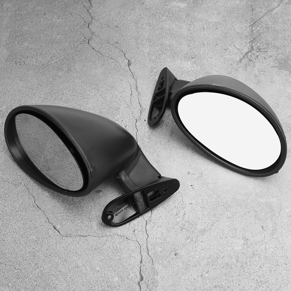 1 Paar Schwarze Universelle Seitentür-rückspiegel, Zubehör Für Oldtimer-modifikationen