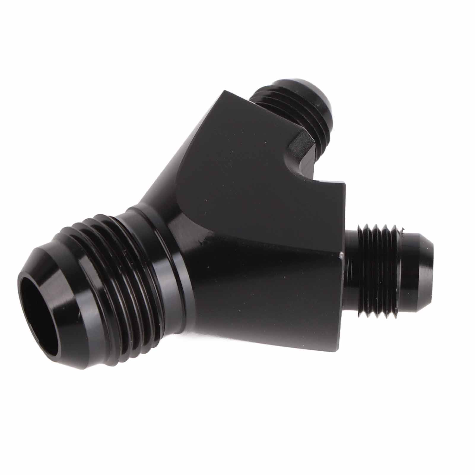 An10 10an Auf An6 6an Außengewinde-bördelverbinder Y-block-adapter Schwarz
