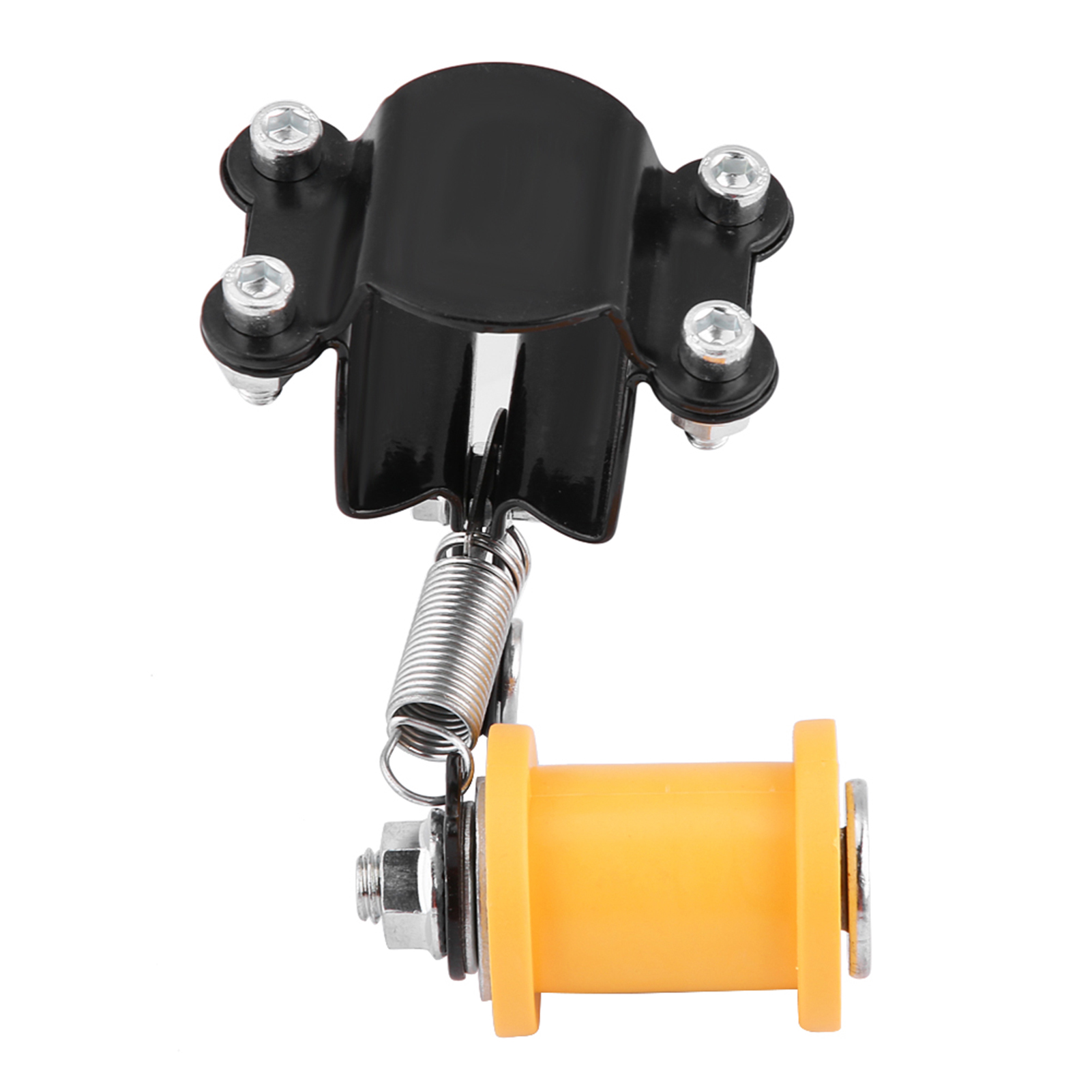 Motorrad-kettenspanner Zum Anschrauben, Universelles Einstellzubehör, Stahlrolle, Umbauwerkzeug, Schwarz, Verstellbares Ersatzteil