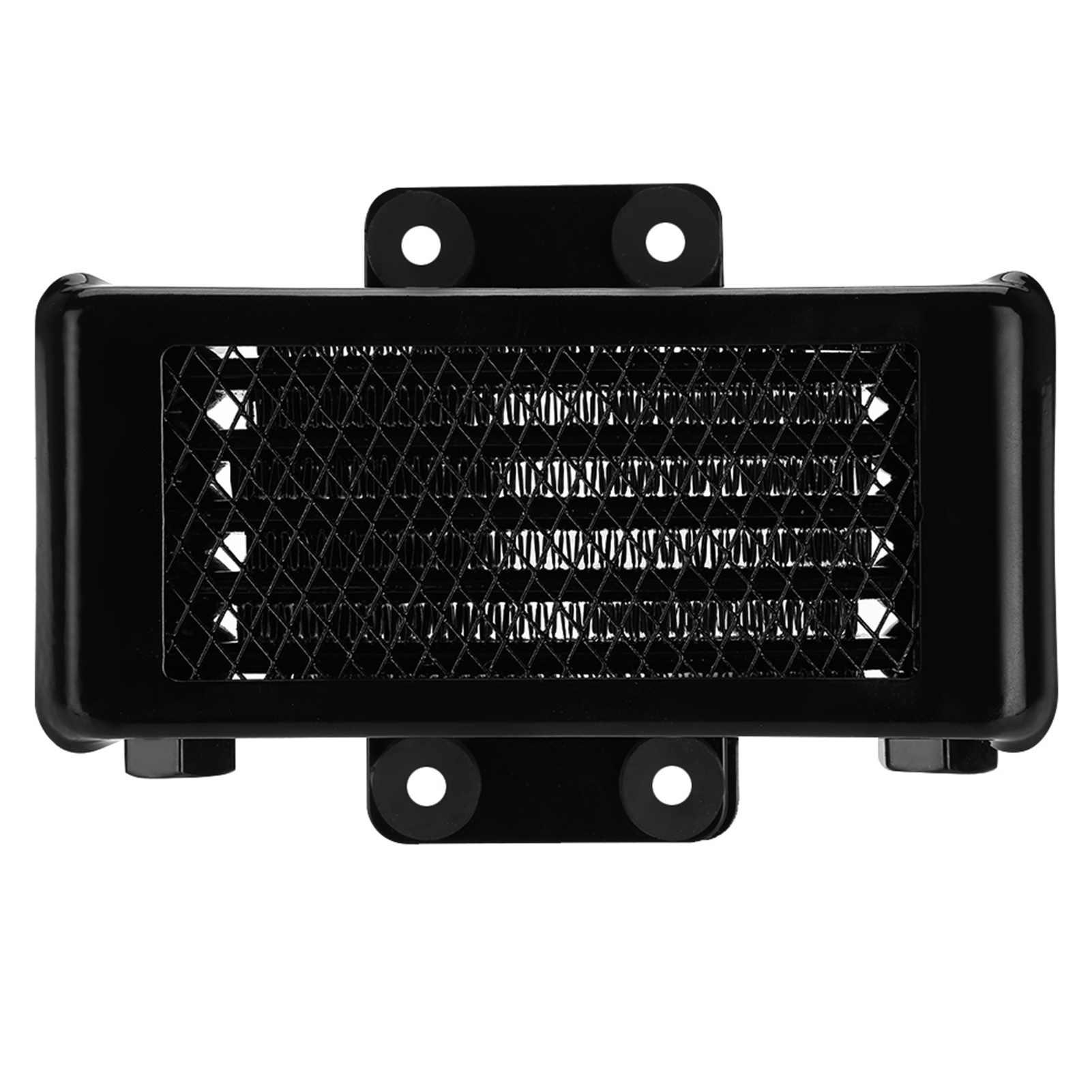 Aluminium-motorölkühler 65 Ml Für 100-250 Cm³ Motocross-quads Und Atvs, Schwarz