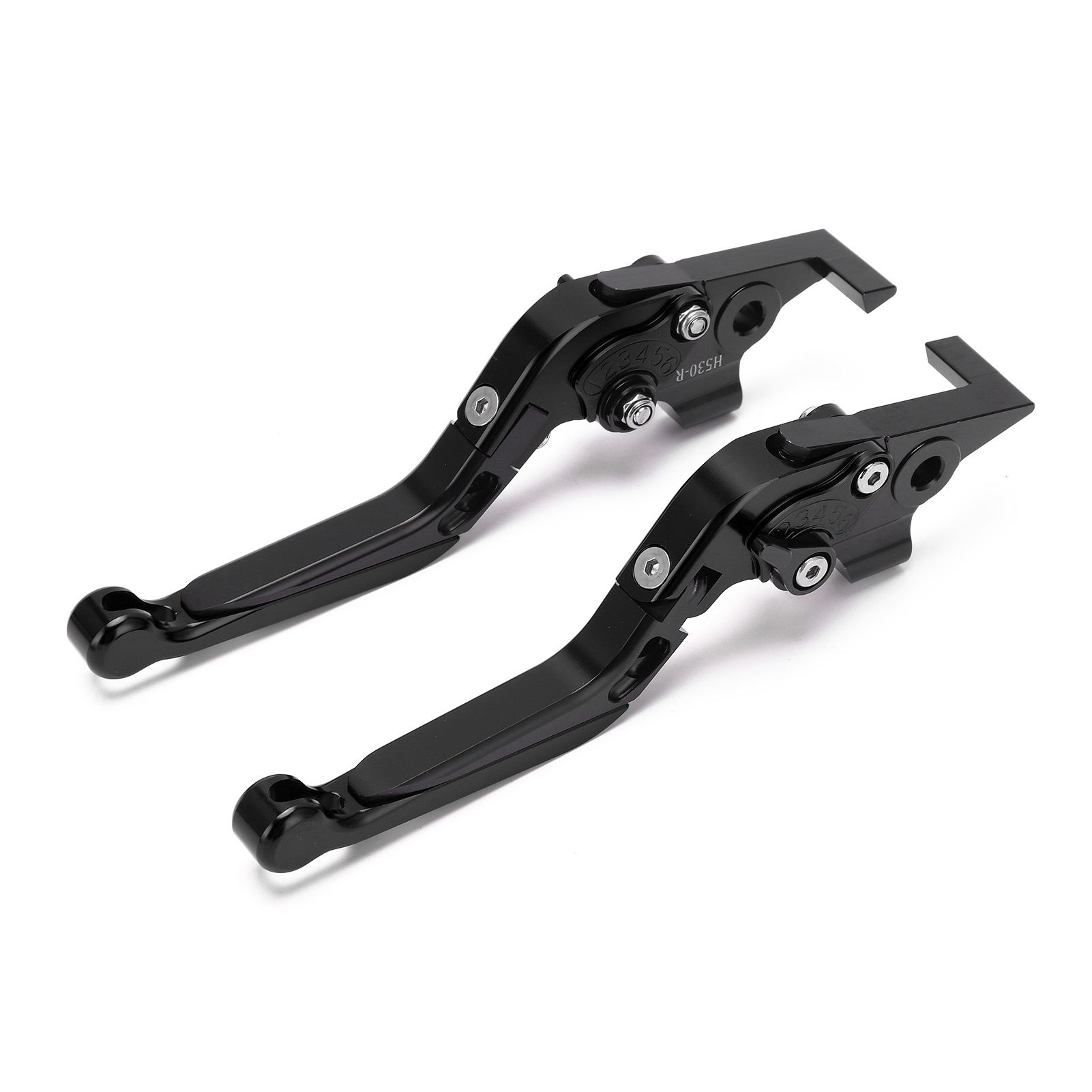 Verstellbarer Brems- Und Kupplungshebel Aus Cnc-gefräster Aluminiumlegierung Für Yamaha Tmax 530 (2012–2019), Schwarz