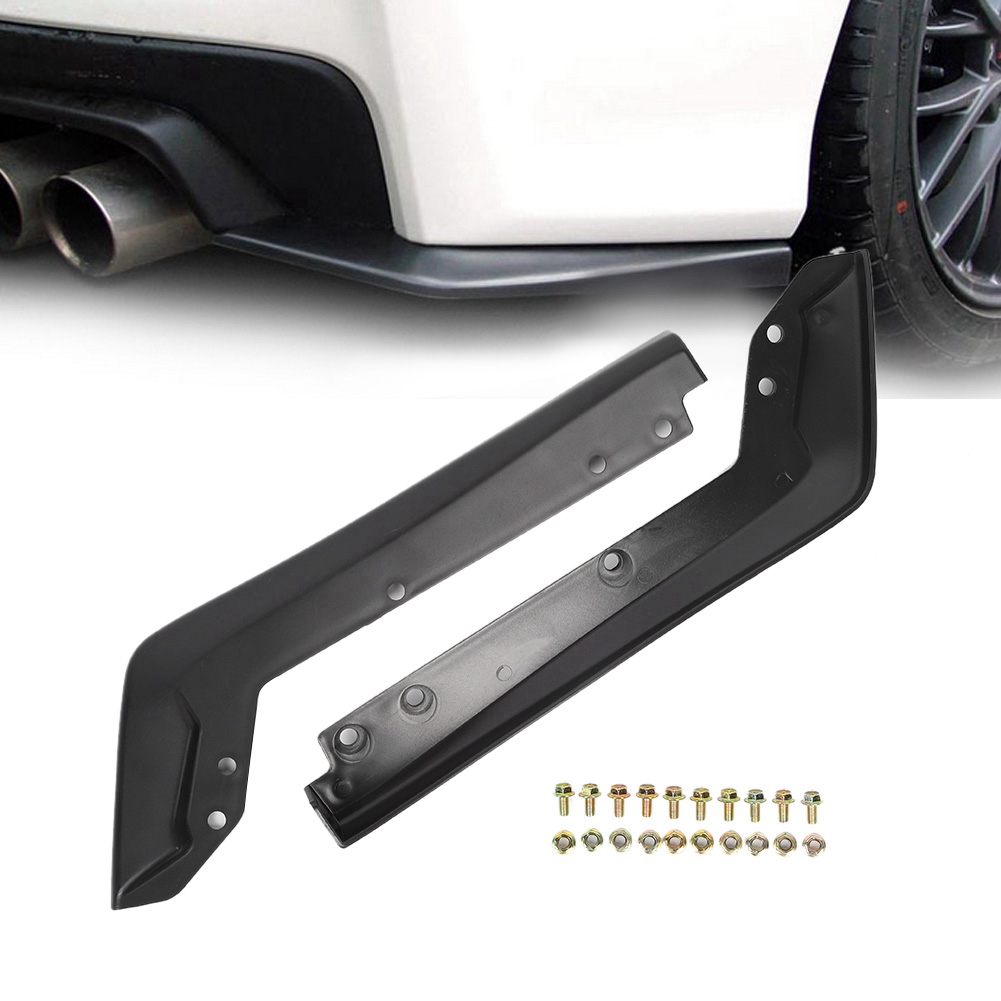 Heckflügel Für Subaru Wrx Sti 2015–2016, Stoßstangenecken, 2-teilig, Schwarzes Abs, Unterer Stoßstangenspoiler, Autozubehör