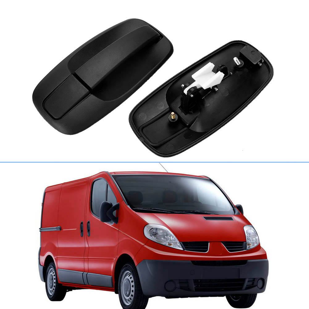 Schwarzer Türgriff Für Die Hinteren Innentüren, Links Und Rechts, Universell, Kompatibel Mit Renault Trafic 2001-2008, 2-teiliges Set