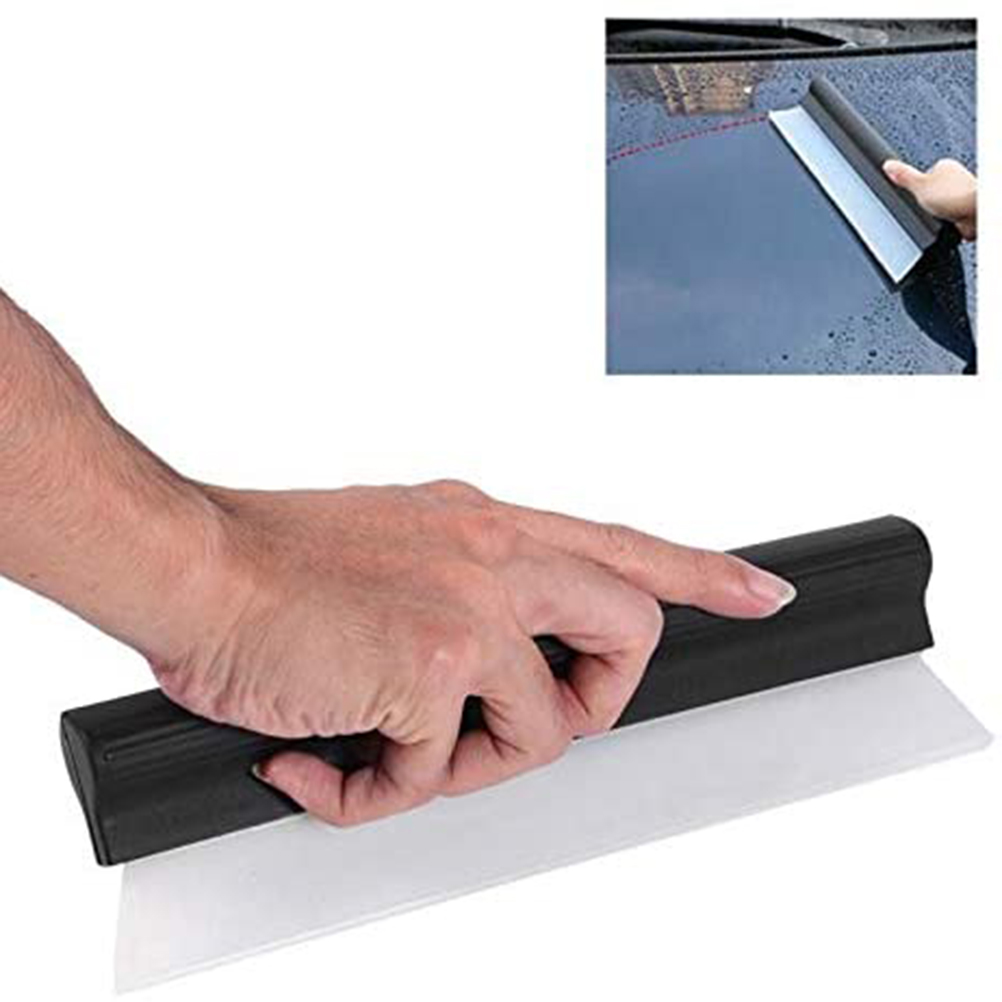 Silikon-autofensterreiniger Mit Abzieher, Schaber Für Windschutzscheibe, Spiegel Und Duschkabine, Ergonomischem Griff, Schnelltrocknend, Multifunktionales Waschwerkzeug.
