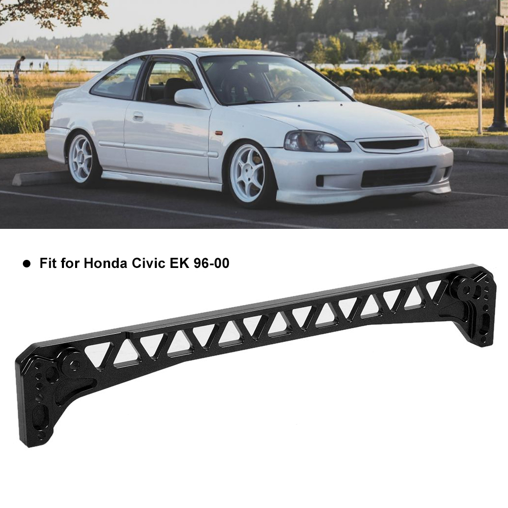Aluminium F7 Stabilisatorstange Für Honda Civic Ek 96-00 Fahrgestell, Schwarzes Zubehör, Fahrwerksverstärkung, Vorderes Versteifungsset, Kompatibel Mit Limousinen Der Baujahre 1996-2000.