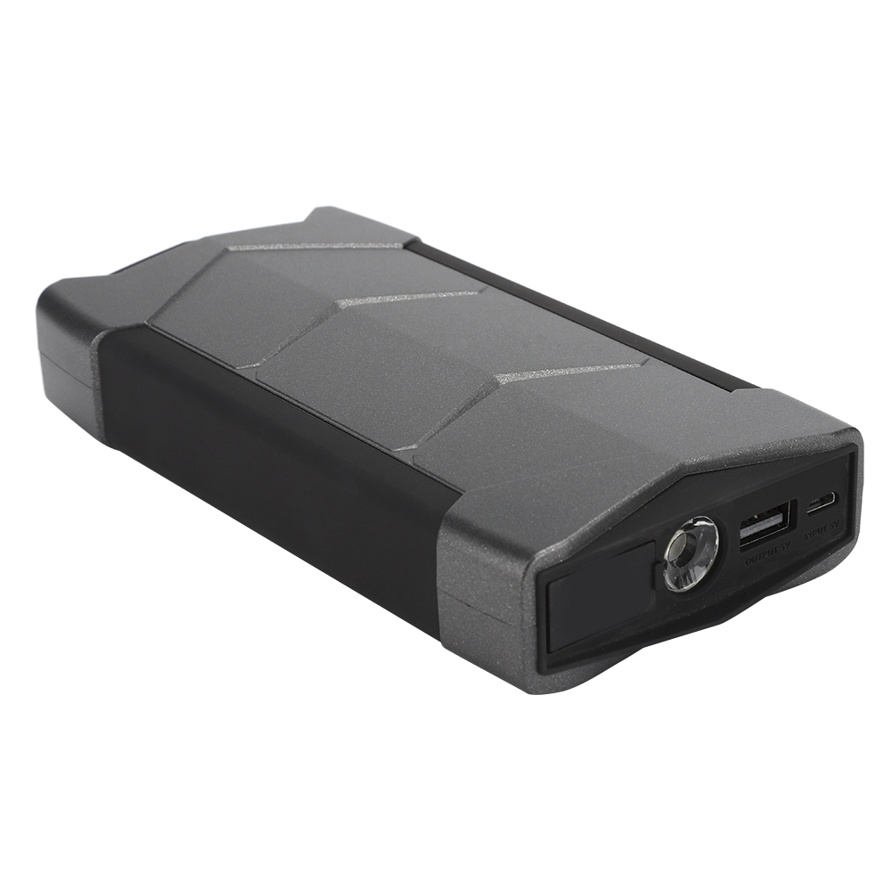 12000mah Multifunktionale Starthilfe Für Autos, 12v Ladegerät, Powerbank, Schwarz