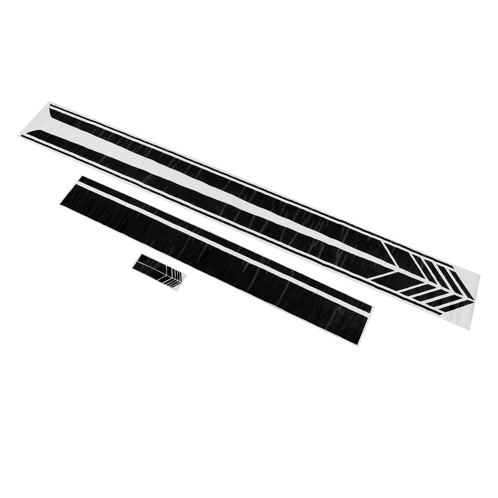 Universeller, Wasserfester Auto-motorhaubenaufkleber, Sportlicher Türseitenaufkleber, Schwarze Karosserie