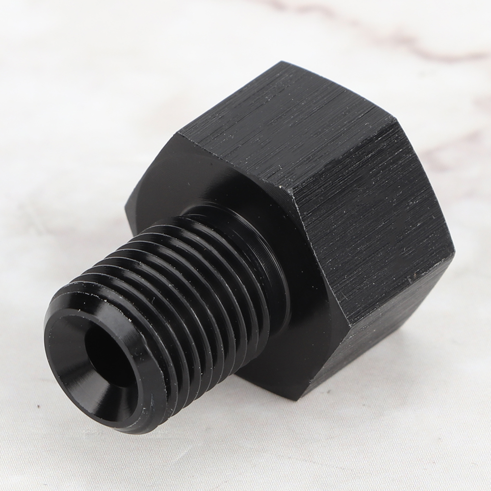 1/8 Zoll Npt-innengewinde Auf M10x1,0-außengewinde Reduzieradapter Für Öldruckanzeige, Schwarz