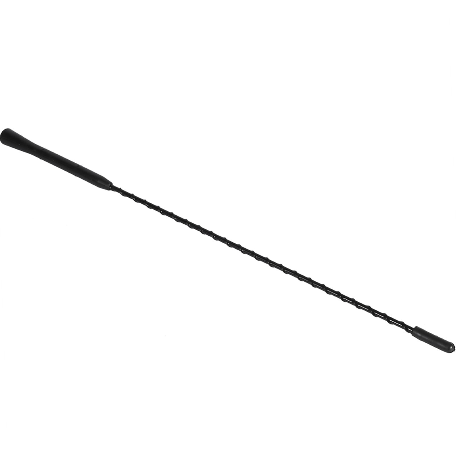 16-zoll-verstärker-fm/am-autodachantenne, Universeller Autoantennenmast, Stereo-empfangsverstärker, Fahrzeugkompatibel, Schwarz.