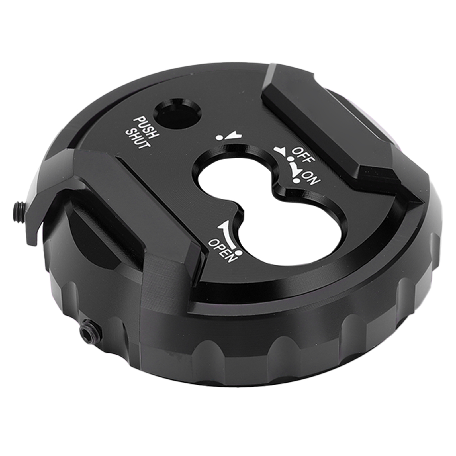 Cnc-gefräster Aluminium-sitzbezug Mit Schloss Für Yamaha Nmax 125, 150 Und 155 (2015–2019), Ersatzteil, Schwarz
