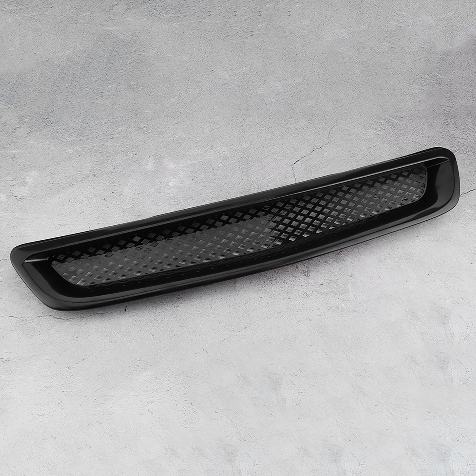 Frontstoßstangengrill Mit Lufteinlassgitter Aus Schwarzem Abs-kunststoff, Passend Für Honda Civic 1999-2000