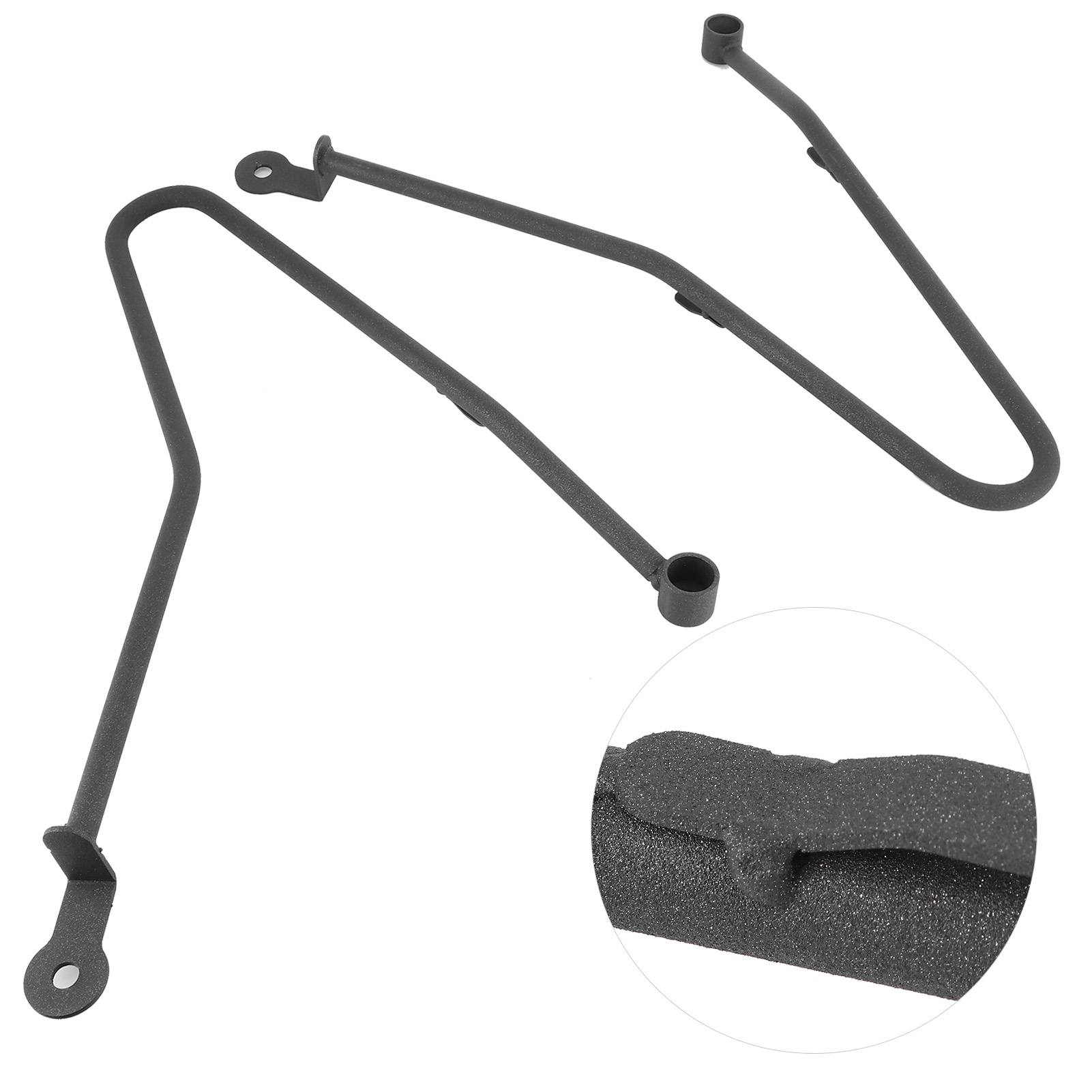 Seitlicher Gepäckträger, Kotflügelbefestigungsstange Für Triumph Bonneville T100 Thruxton 900, Schwarz, Robustes Montageset