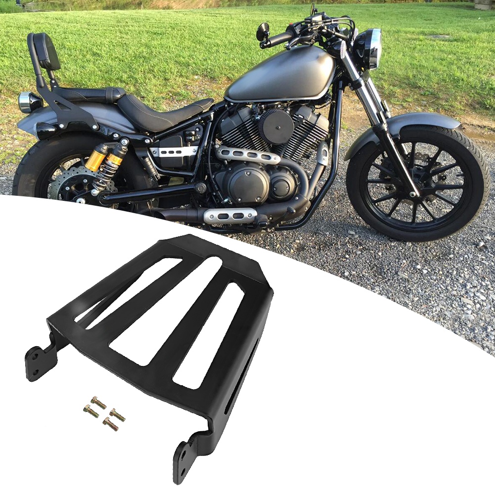 Motorrad-gepäckträger Aus Schwarzem Eisen, Kompatibel Mit Yamaha