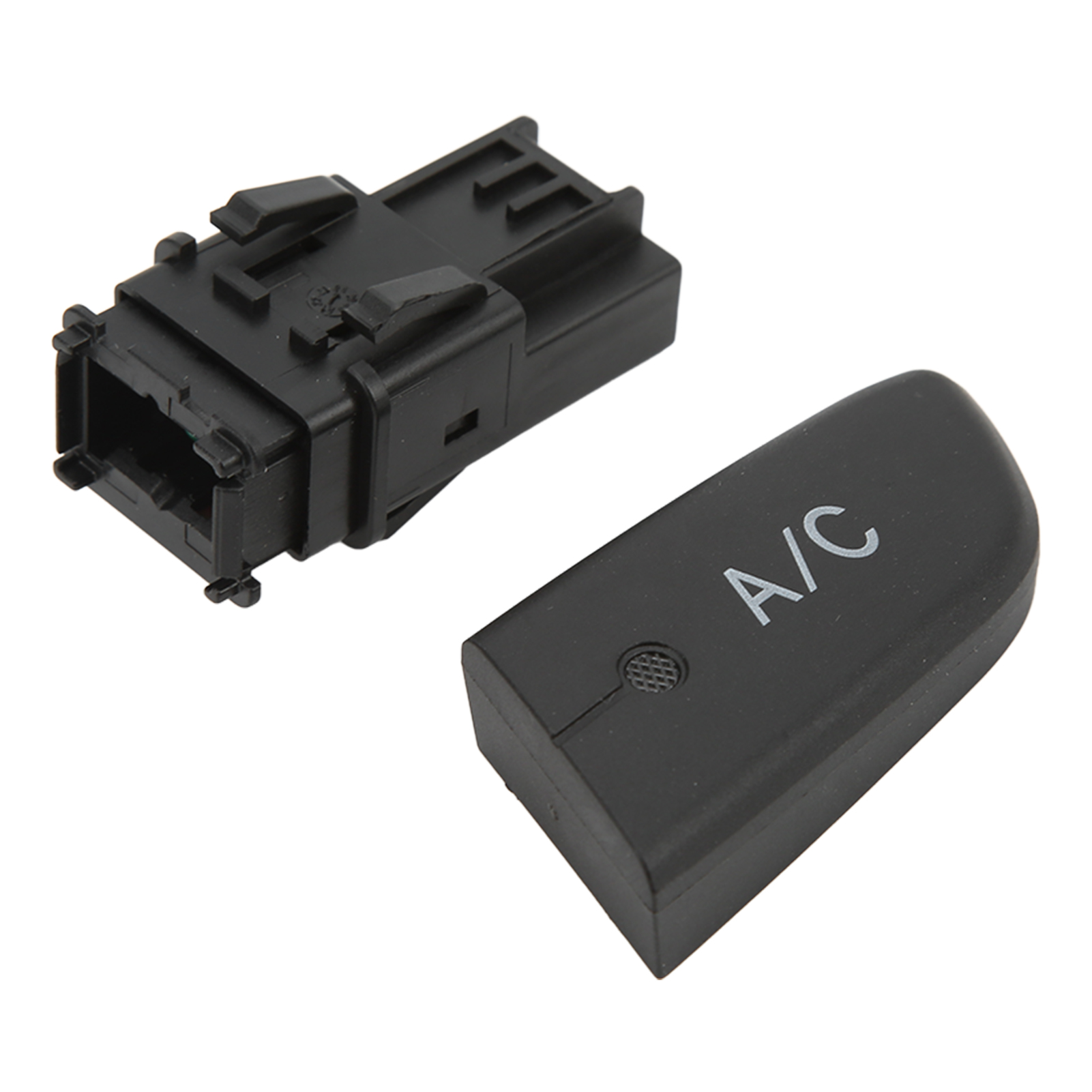 Druckknopfschalter Für Klimaanlage Mit Kappe 6554kx, Kompatibles Ersatzteil Für Citroën C1 2005–2014, Automatische Klimaanlagensteuerung, Schwarz, Einfacher Austausch