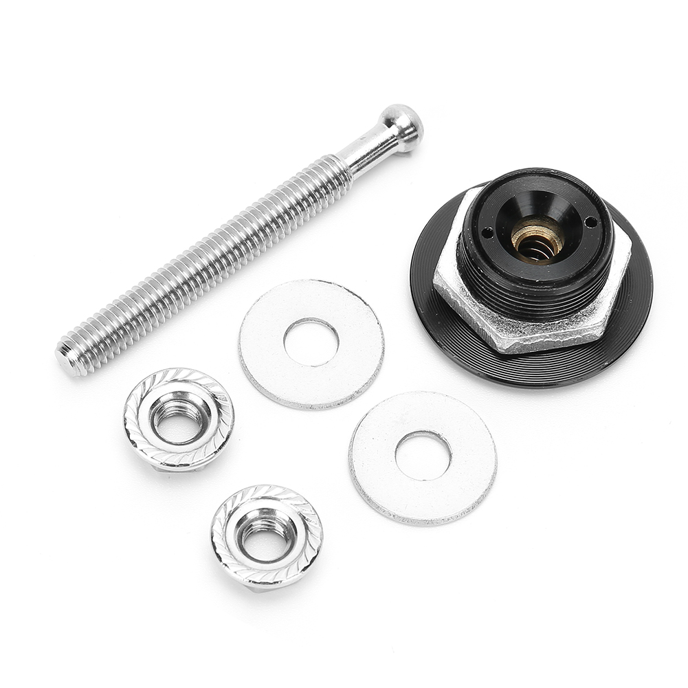 30 Mm / 1,2 Zoll Universal-druckknopf-schnellverschluss Für Motorhaube, Motorhaubenverriegelung, Schwarz