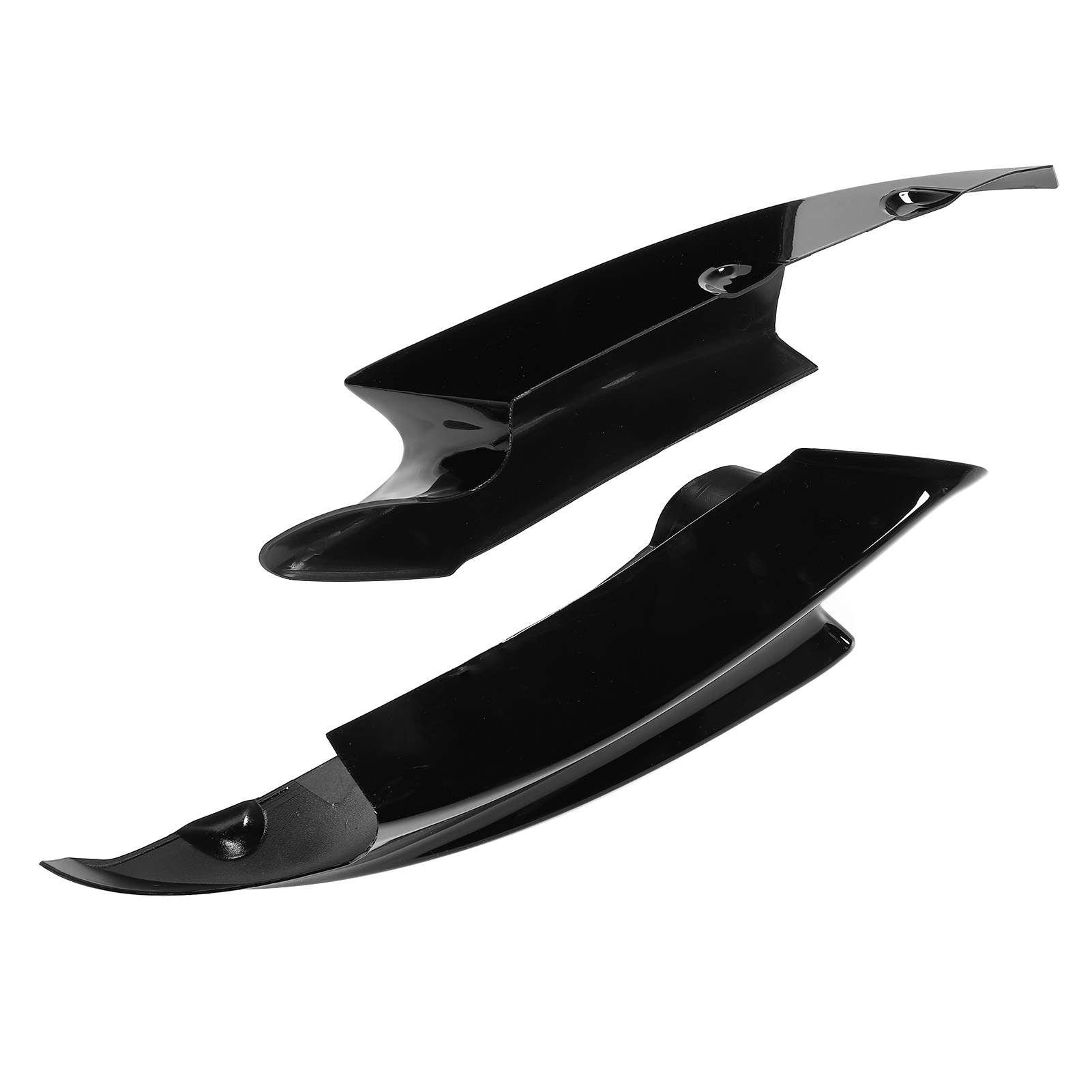 Frontstoßstangen-lippenspoiler-deflektorsplitter, Kompatibel Mit Bmw 3er E90 E92 E93 M3 (2007–2012), Glänzend Schwarz