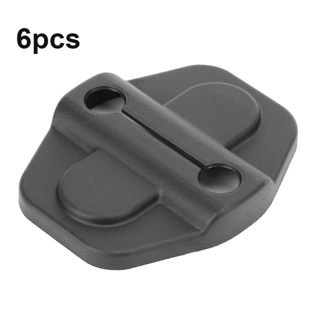 6-teiliges Set Türschloss-dekorleisten-abdeckungen, Schwarz, Passend Für Jeep Wrangler Jl 2018-2019