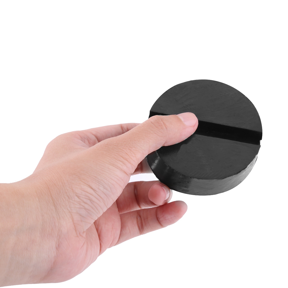Gummiadapter Für Wagenheber, Universelle, Geschlitzte Hebeplatte, Rahmenschutz, Chassis-schutz, Schwarz, 2er-pack
