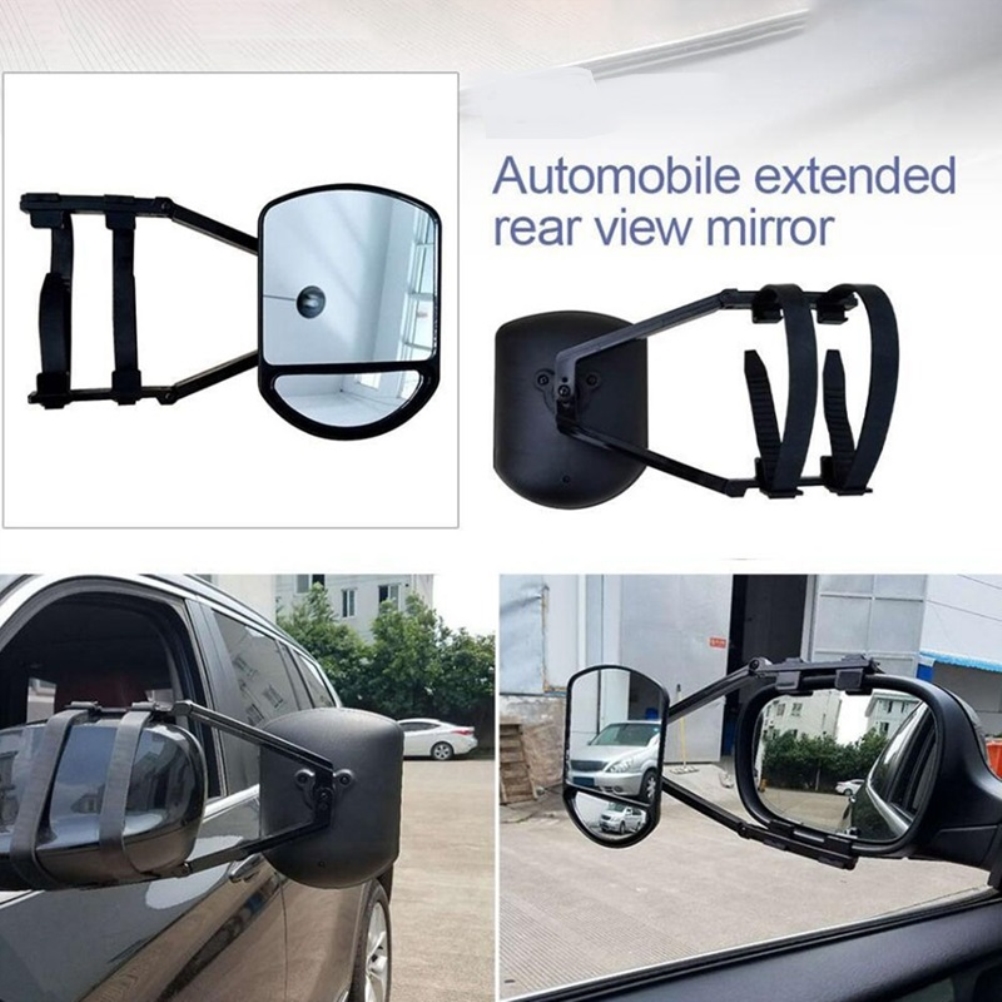 Verstellbarer, Zweiteiliger Anhängerspiegel, Clip-befestigung, Externe Verlängerung Für Pkw Und Wohnmobil, Zusätzlicher Anhängerspiegel, Universeller Anhängerspiegel