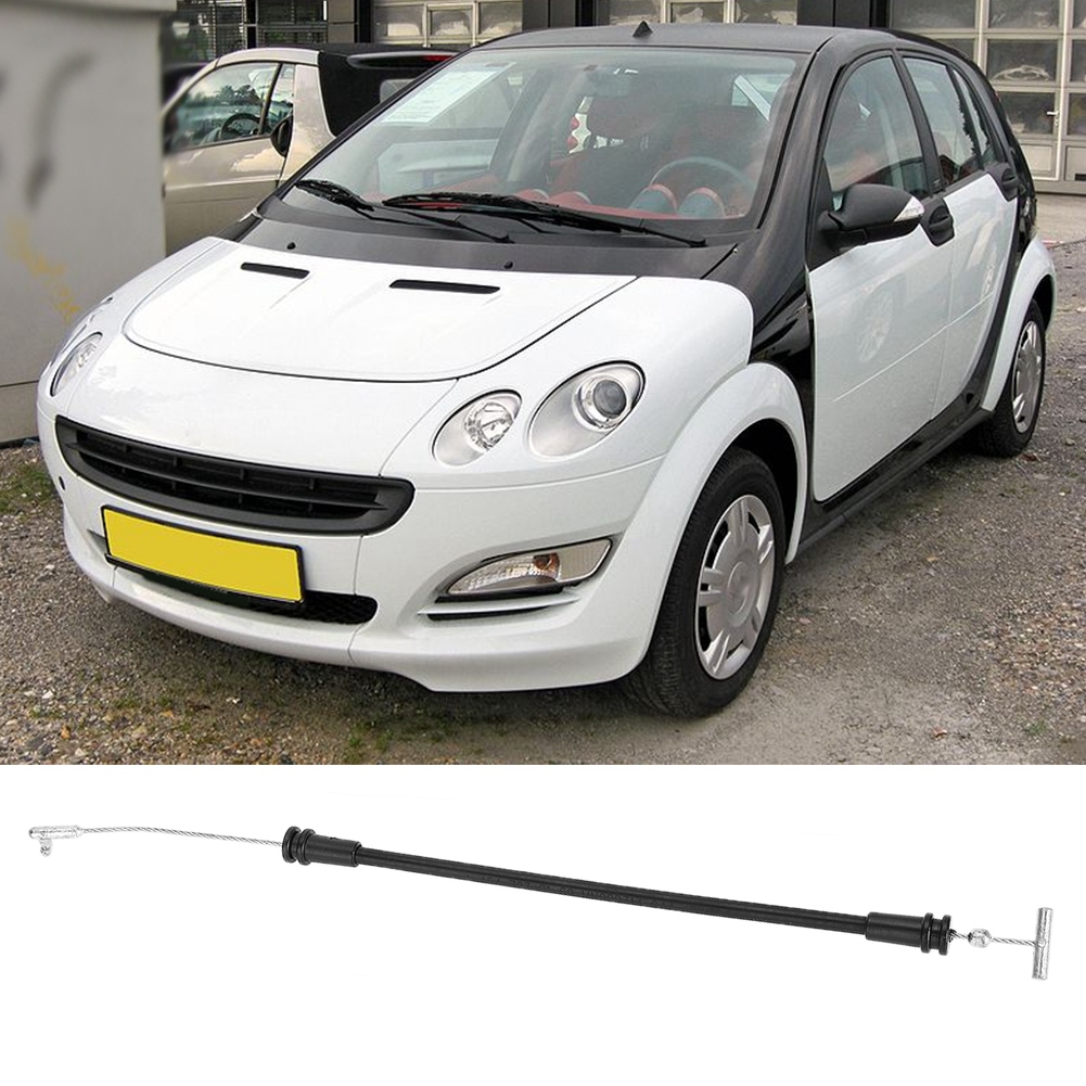 Vorderer Außentürgriff Mit Kabel, Kompatibel Mit Smart Forfour 2004-2006, Teilenummer A4547230169, Austauschset, Farbe Schwarz, Robuste Befestigung.