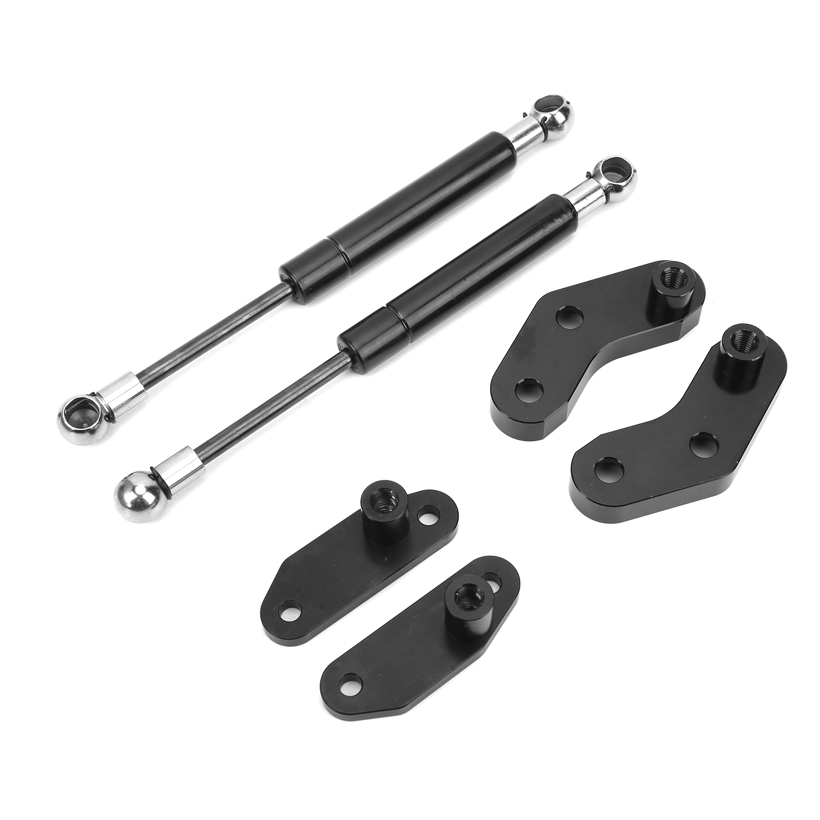4-teiliges Türgriffset Aus Schwarz Eloxiertem Eisen, Kompatibel Mit Can-am Maverick X3 (2017–2020), Vorne Und Hinten