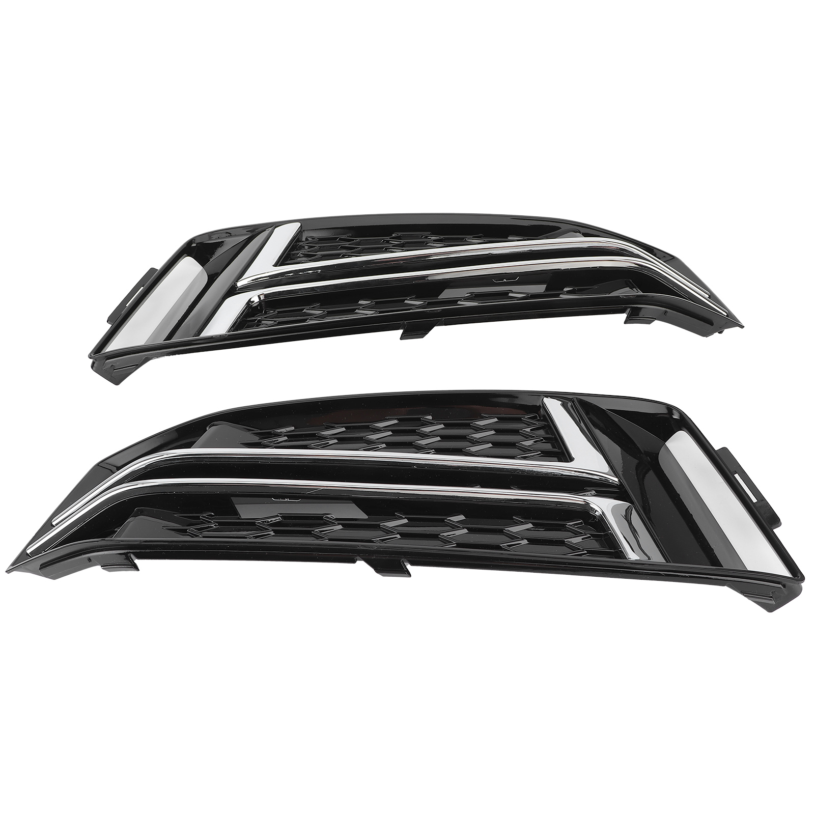 Schwarzer Unterer Frontstoßstangengrill, 2-teilig, 8w0807681f, Passend Für Audi A4 S4 B9 2016-2018