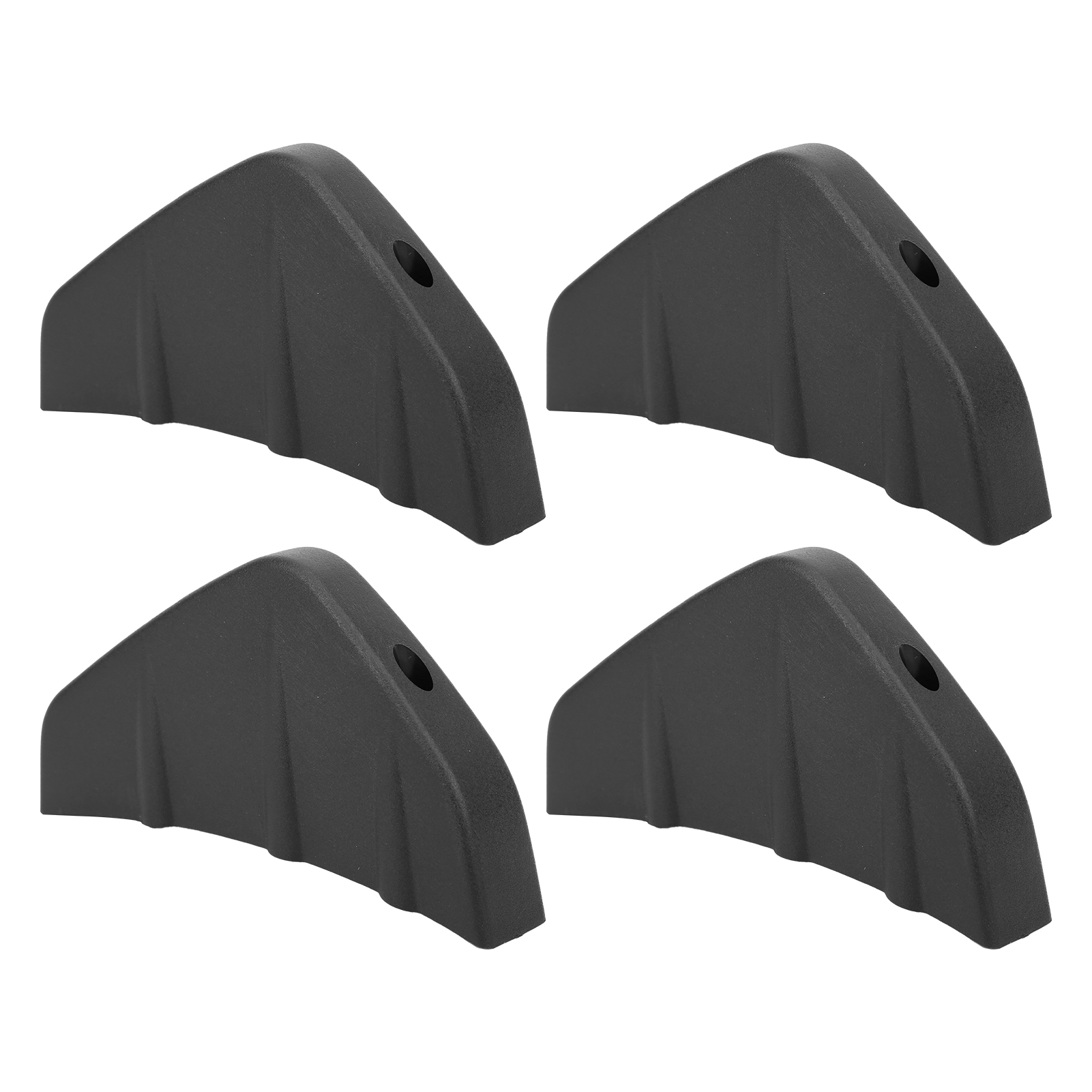 Universeller Heckstoßstangendiffusor Mit Unterlippe, Haifischflosse Und Spoiler, Schwarz, Mit Schnallenbefestigung