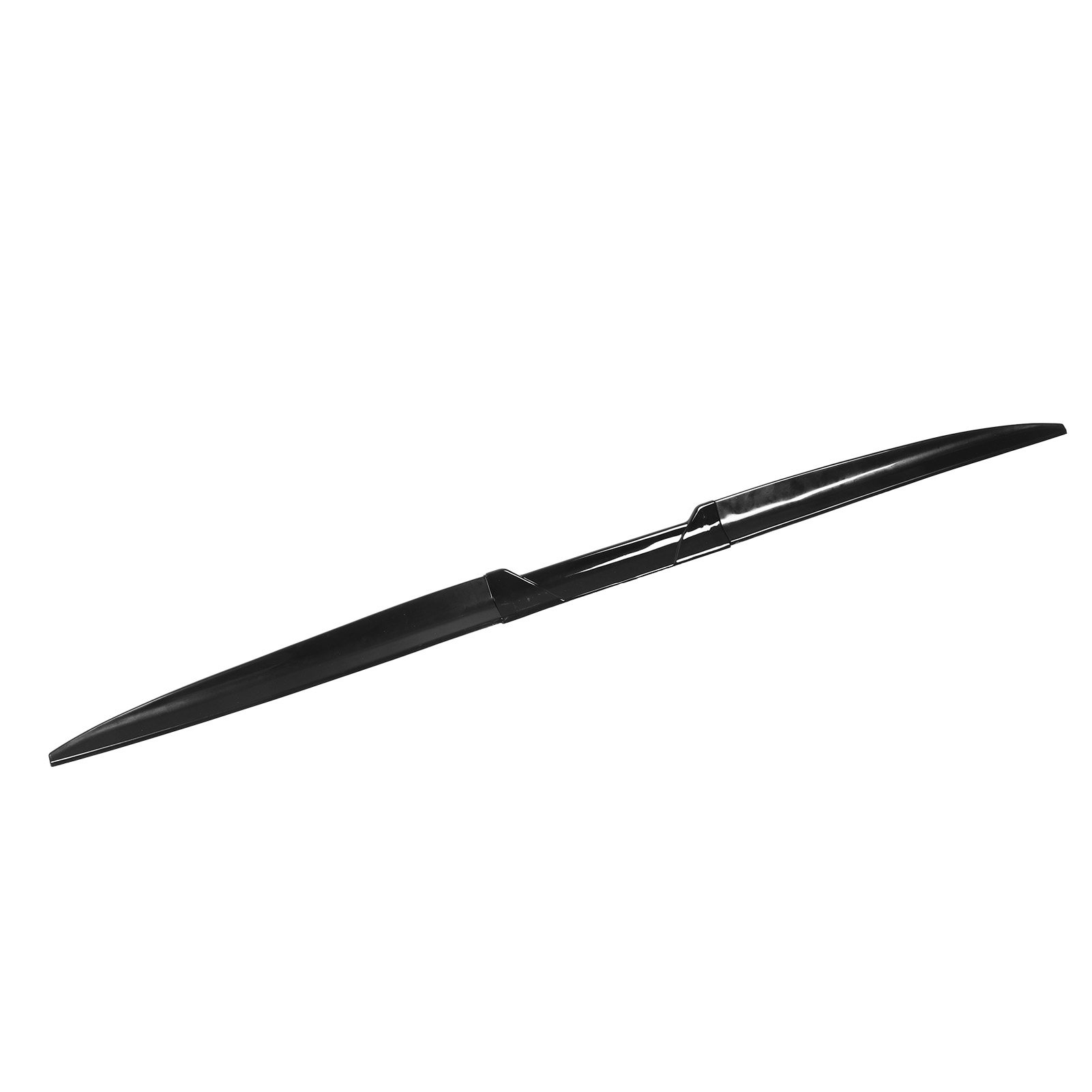 Universeller 3-teiliger Heckspoiler In Glänzendem Schwarz, Reibungsreduzierer, Effizienter Luftstromspoiler, Aerodynamische Verbesserung, Tuning-kit