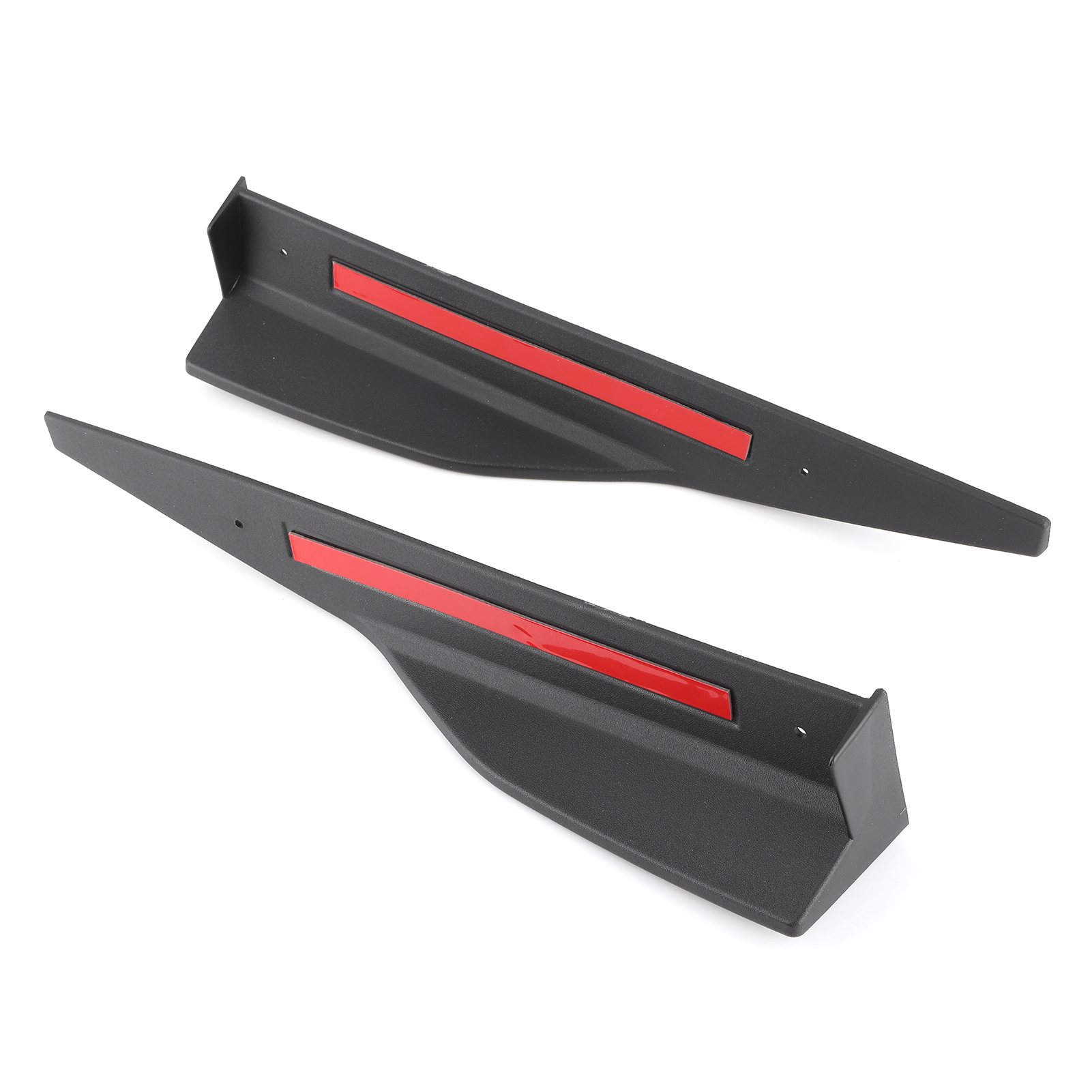 Schwarze Seitenschweller-splitter, Diffusor-winglets, Passend Für Ford Mustang Roush Ab 2015